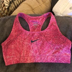 Pink Nike Sports Bra